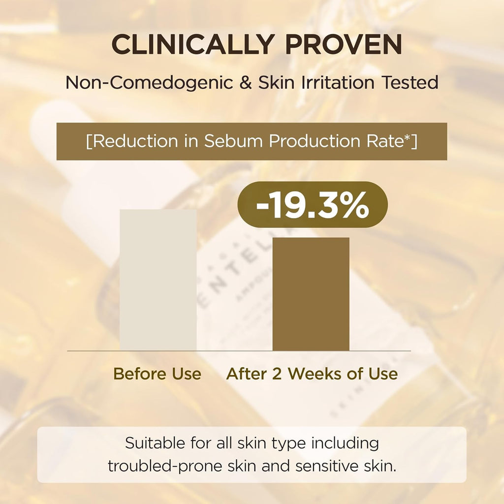 SKIN1004 Madagascar Centella Ampoule, Korean Face Serum with Centella Asiatica for Hydrating & Moisturizing Care, Soothing Facial Serum for Skin Balance and Glow, Korean Skin Care, 3.38 fl.oz / 100 ml