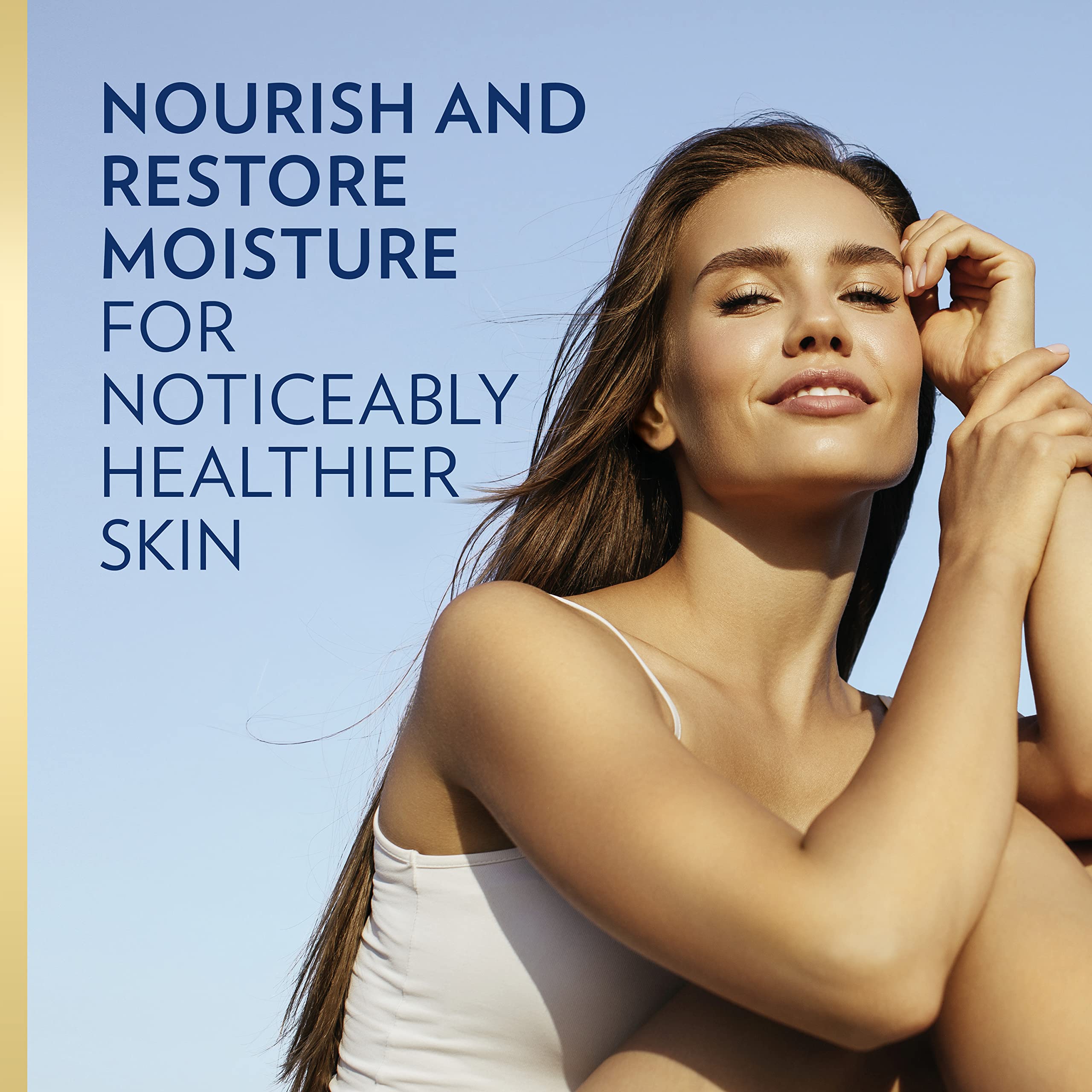 Vaseline Intensive Care Nourishing Moisture Body Lotion 3 Pk Made with Ultra-Hydrating Lipids + Pure Oat Extract for Dry Skin, for Nourished, Healthy-Looking Skin 20.3 oz